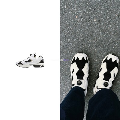 锐步 Reebok InstaPump Fury OG ACHM 情侣黑白熊猫奥利奥 AR0445