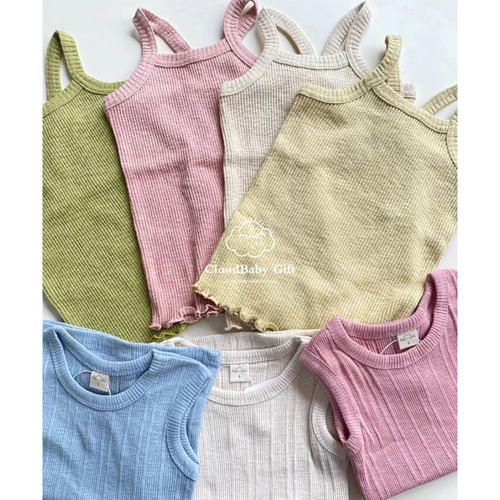 女童pippi吊带背心夏季百搭