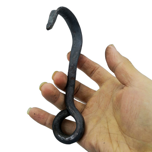 老式扁担钩子锻打勾子水钩吊钩