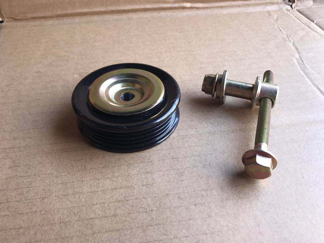 川汽野马汽车f99f10f12 16压缩机皮带涨紧轮空调涨紧轮配件