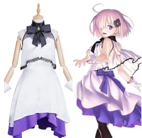 Fate Grand Order 五周年玛修cos 阿福cosplay服装连衣裙套装
