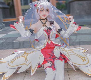 女 动漫套装 崩坏3cos服 德丽莎神恩颂歌cosplay服装