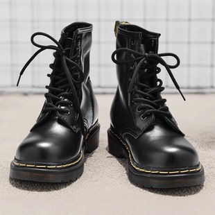 dr马丁靴2026年新款男女款英伦风真皮高帮厚底工装鞋机车炸街潮鞋