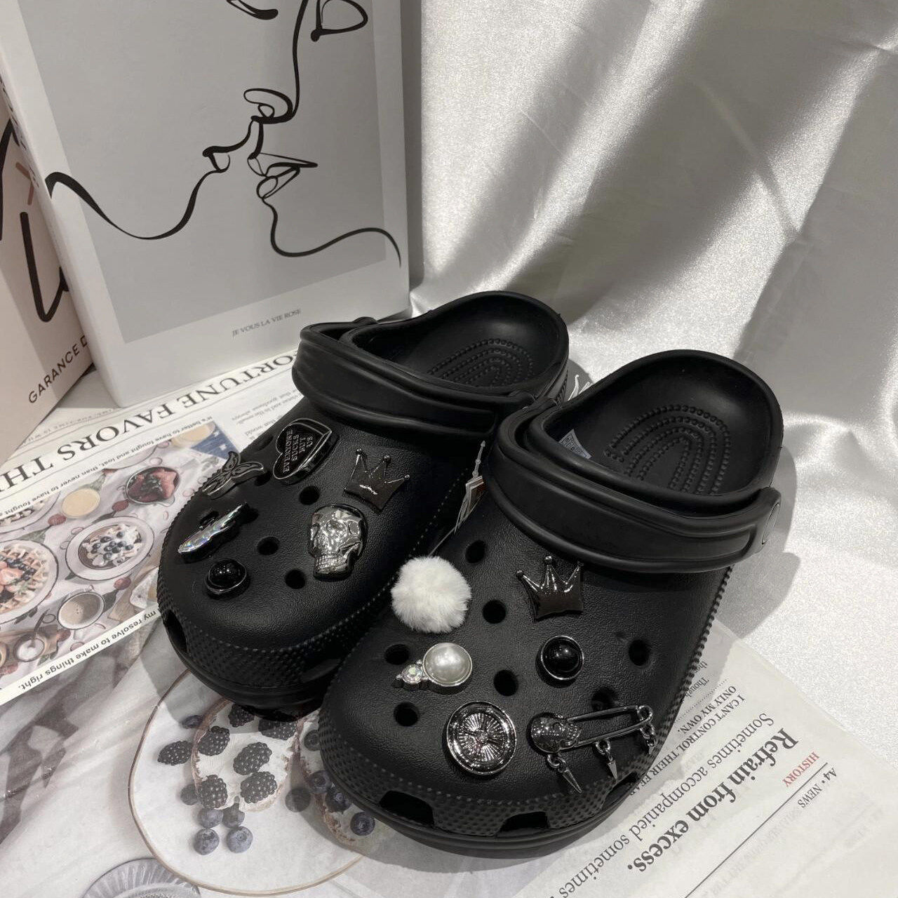EVA旗舰店正品洞洞鞋子女款2026新款夏季外穿海边沙滩包头凉鞋男