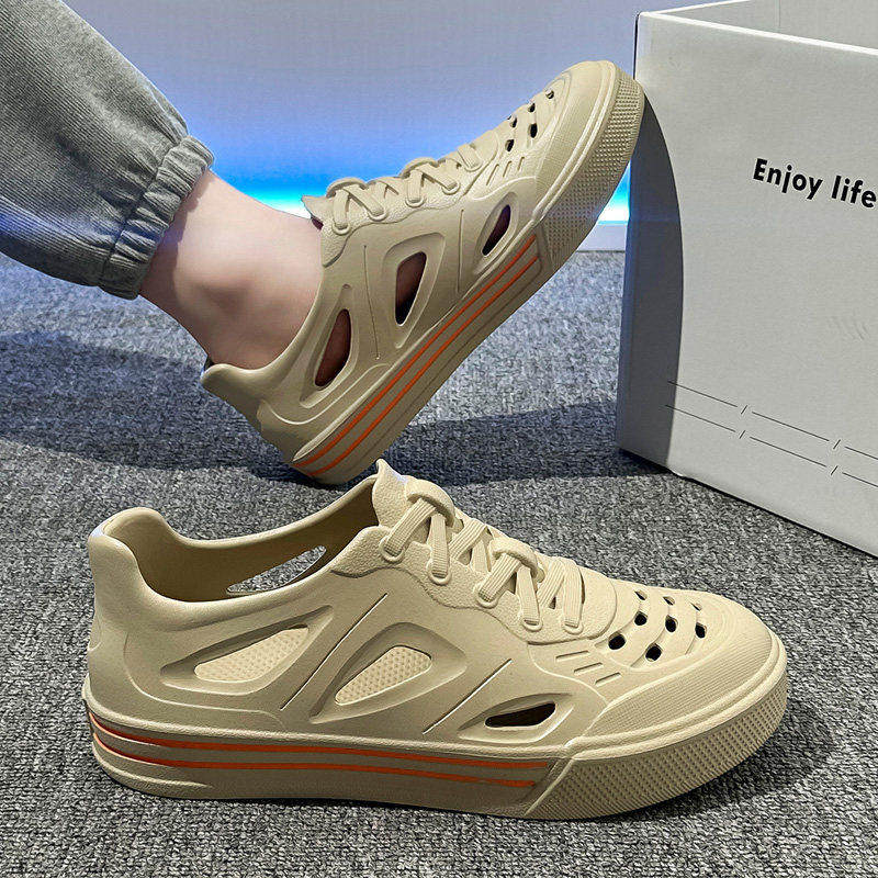 凉鞋男款2026新款夏季外穿防滑防臭透气户外溯溪涉水开车洞洞鞋男