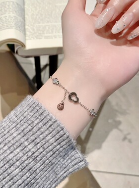 S925银纯银新款葫芦流苏手链不褪色七夕送礼盒礼袋顺丰1不退换