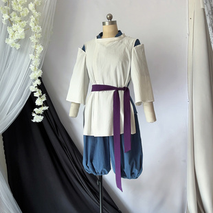 千与千寻 白龙cos服 赈早见琥珀主 狩衣 舞台剧版cosplay服装女