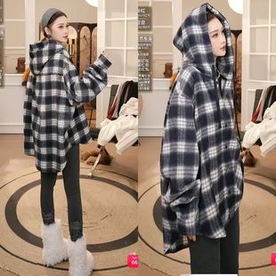 磨毛格子衬衫 热巴同款 820305 粉红粉丝专享