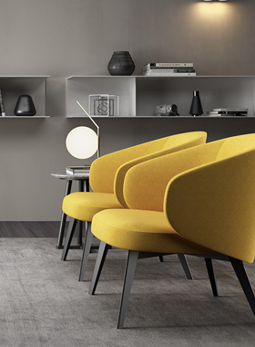 优否UFOU kano 休闲沙发椅咖啡厅接待区家用阳台客厅设计师款办公