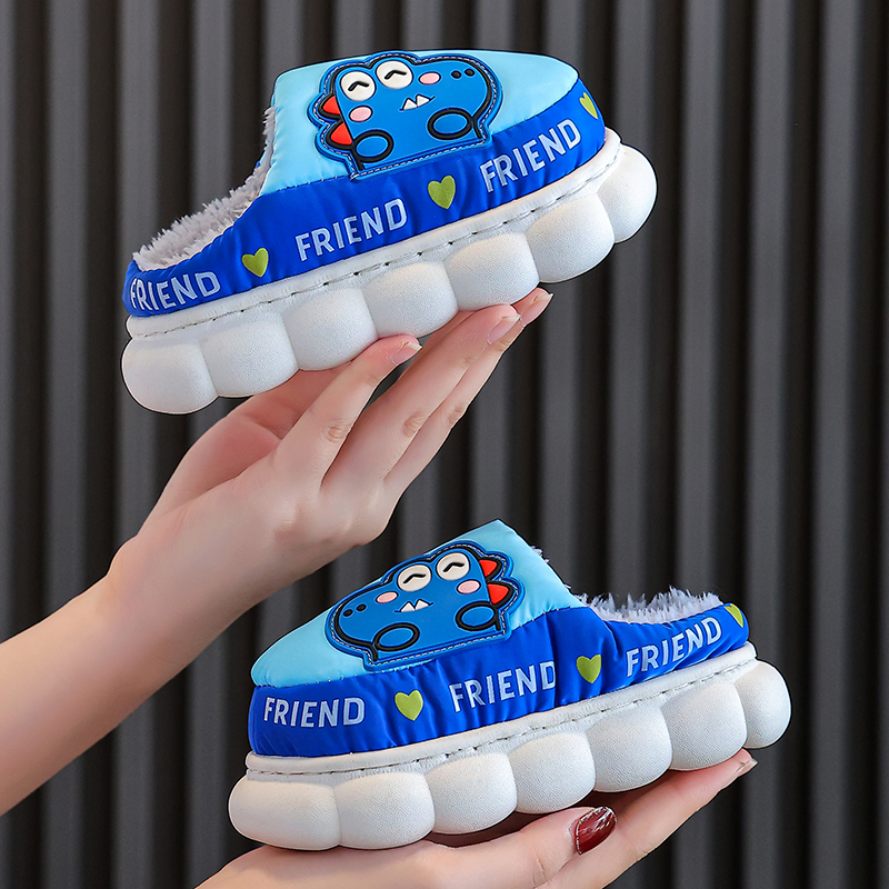 秋冬季儿童棉拖鞋卡通居家