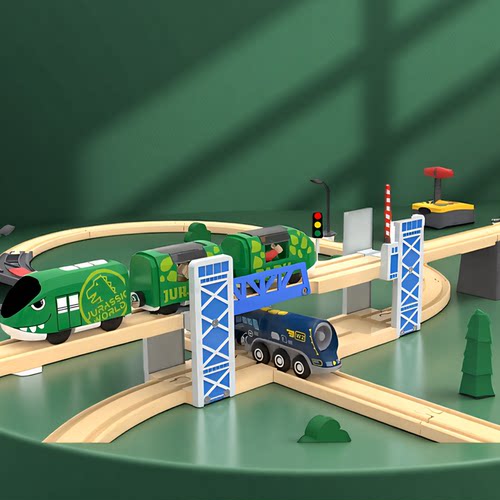 双层升降桥火车轨道配件拓展件