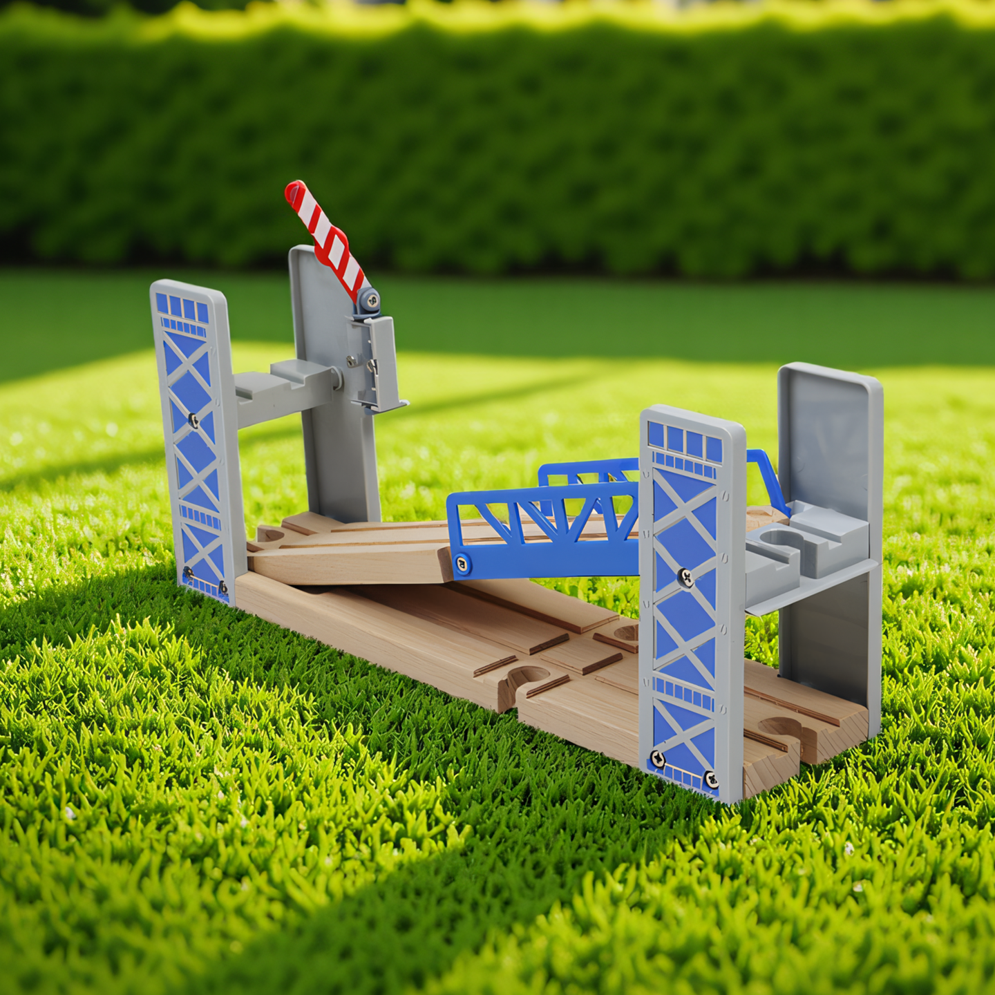 升降桥木头轨道火车玩具配件儿童木质轨道车木制榉木小火车积木男,玩具/童车/益智/积木/模型,木质积木,淘宝优惠券,粉丝福利购,淘宝优惠卷