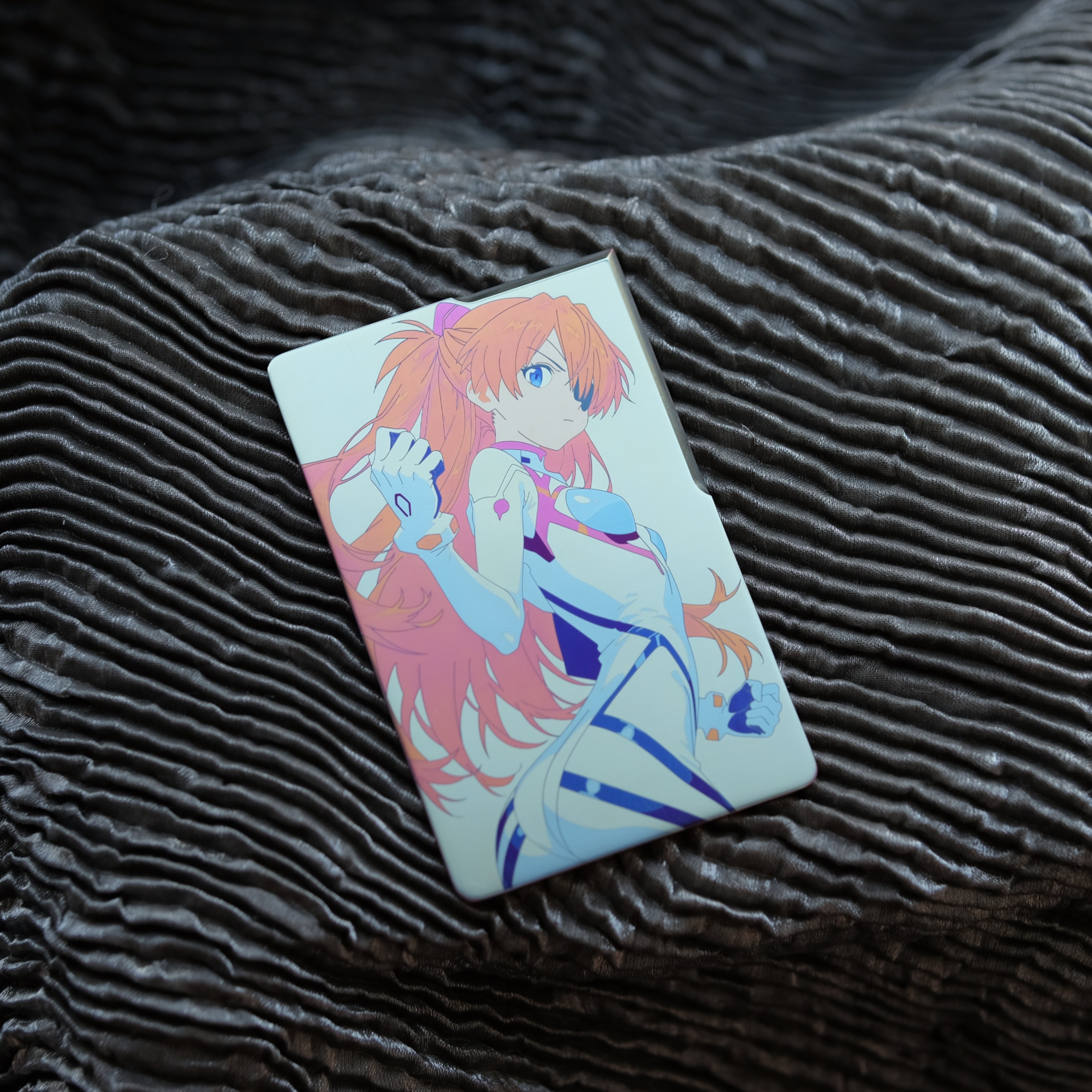 钛次元 明日香 彩色钛合金刀卡 EDC 徽章 阳极工艺,玩具/童车/益智/积木/模型,EDC玩具,淘宝优惠券,粉丝福利购,淘宝优惠卷