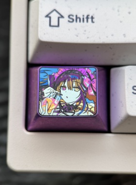 时崎狂三键帽 1.25U Ctrl Win 彩色钛合金 个性二次元定制 单个