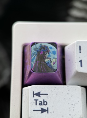 钛次元 哥伦比娅 彩色钛合金键帽  二次元单个ESC动漫送礼定制