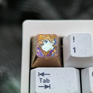 冰晶纹理二次元 钛次元 阳极工艺 彩色钛合金键帽ESC 明日香系列