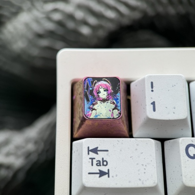钛次元 茜特菈莉 钛合金个性彩色金属键帽  二次元动漫ESC单个