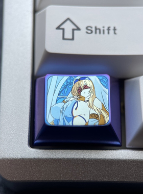 剑之圣女 1.25U Ctrl键 二代 彩色钛合金定制键帽金属动漫客制化