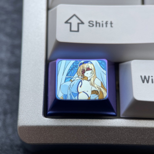 剑之圣女 1.25U Ctrl键 二代 彩色钛合金定制键帽金属动漫客制化