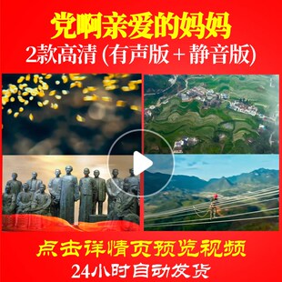 L48008Z党啊亲爱的妈妈殷秀梅视频唱红歌表演出LED大合唱歌曲比