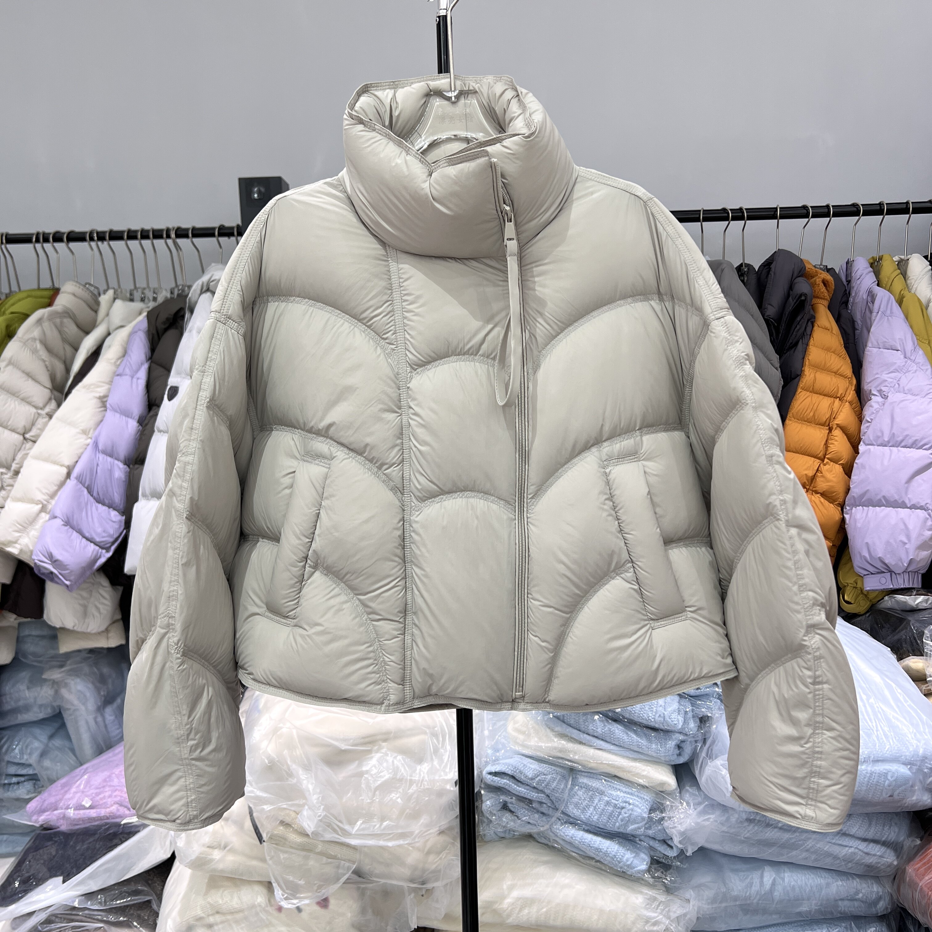 面包服羽绒服女短款2026冬新款小个子宽松韩版白鸭绒加厚洋气外套