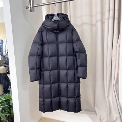 可脱卸帽羽绒服女长款2025新款加厚宽松过膝90白鸭绒冬季外套6866