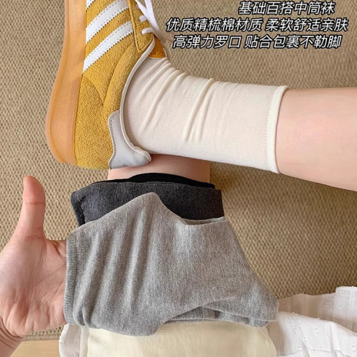 袜子女夏薄款2025新款爆款棉袜
