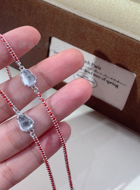 S925银天然玉石葫芦银编红绳本命年手链实用礼物多样性发仅发其一