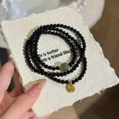 百搭饰品潮流国风男女情侣 时尚 福运 福牌手链女款