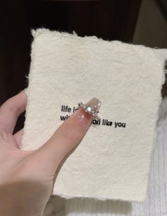 「日进斗金」S925日进斗银戒指尾戒冰种活口可调节戒指她屿Lumi