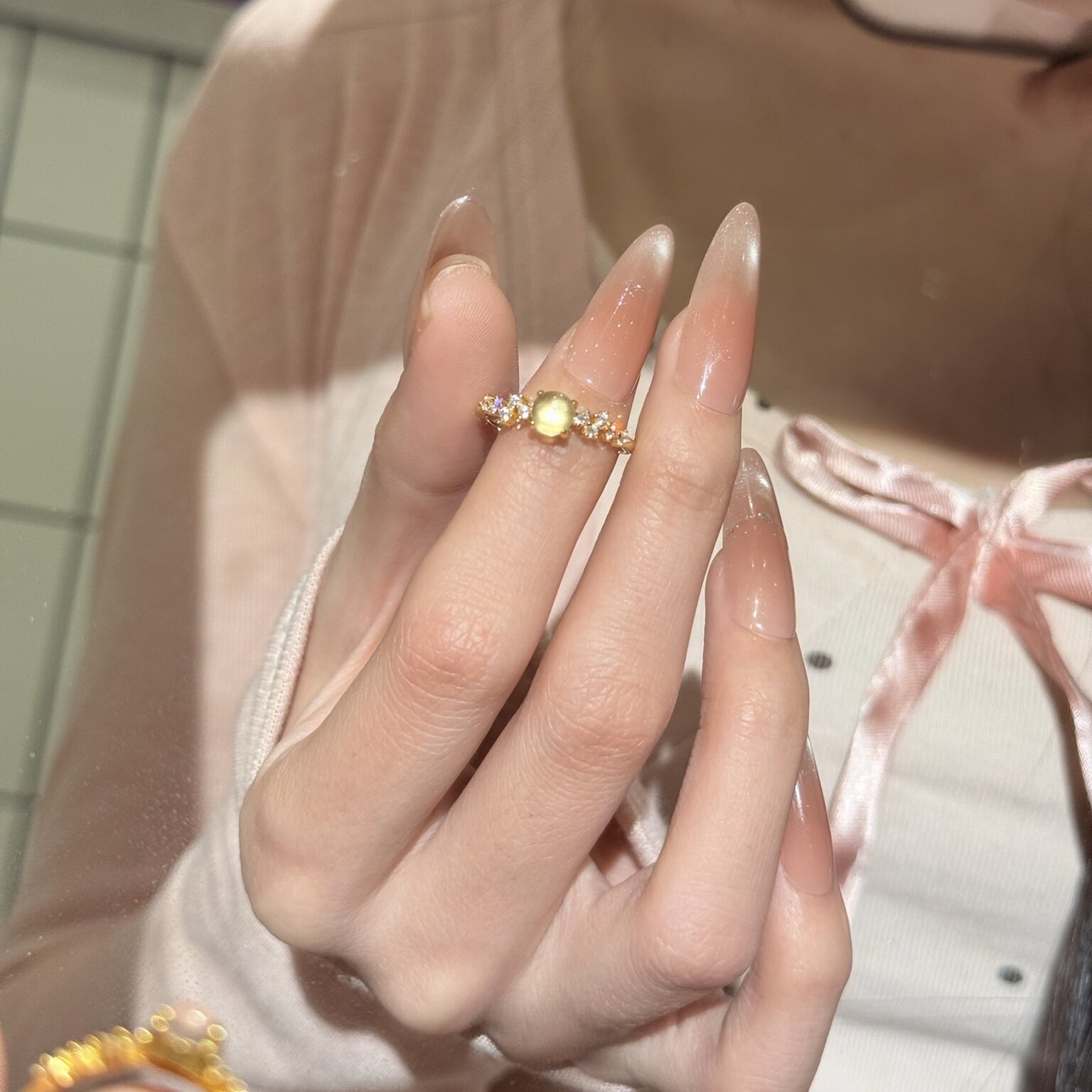 日进斗金日进斗银戒指活口戒指送对象送女友高级礼物