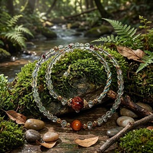 手链 武当【金幽盈禄】水木相生金禄盎然手串绿幽L