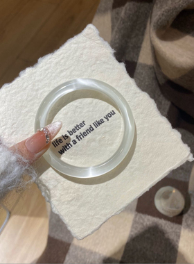 天然白月光手镯女款冰透玉髓手镯女款送礼物手镯女款送礼物她屿