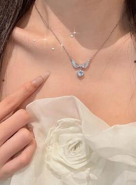 合金项链 鞠婧祎应援色项链 「天使之泪」项链女小众轻奢女友礼物
