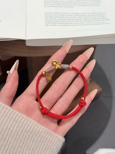 2026年马年本命年太岁红绳黑绳手链男女金刚结好运红绳礼物合集