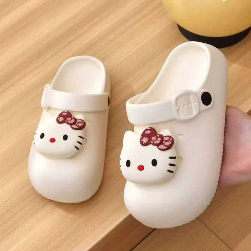 EVA女生轻便猫咪凉鞋外穿女士