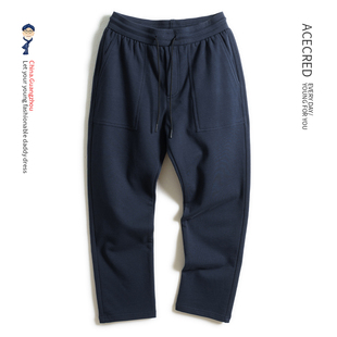 长裤 爸爸裤 老人爷爷秋装 中老年人松紧腰休闲裤 子春秋纯棉宽松卫裤