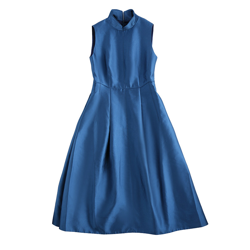 pcy896丨海宝丨新中式复古多片式收腰公主摆超长春秋礼服裙旗袍裙