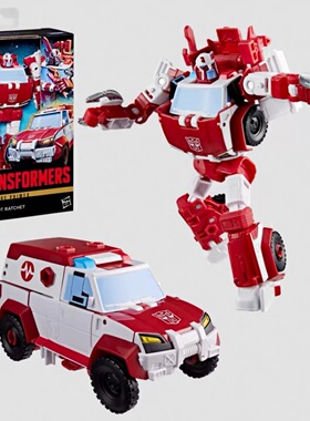 孩之宝 变形金刚 天尊世代 加强级D级 08动画机甲英雄 救护车