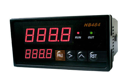 hb482hb484智能双数显计测器继电器频率计累时器转速表计数含接/