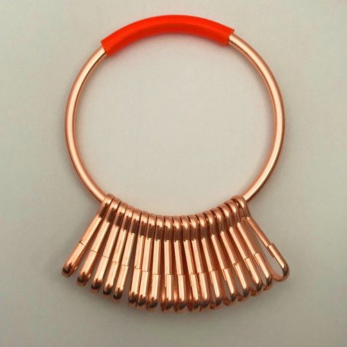 纯色钥匙串定制金属新款手环