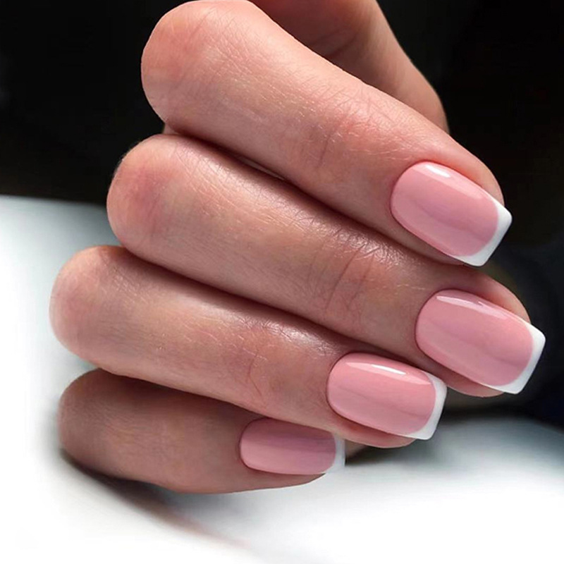 美甲甲片简约穿戴甲短款半贴甲片美甲穿戴甲片nail甲片