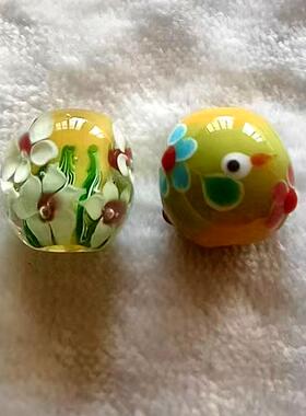 汪氏琉璃精品内画纯手工日式琉璃珠手链项链DIY各种拍照发簪耳坠
