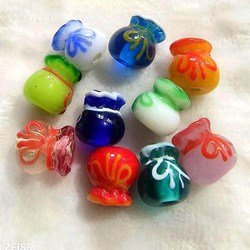 多色福袋琉璃珠福气满满金钱满满项链手链DIY其它配件