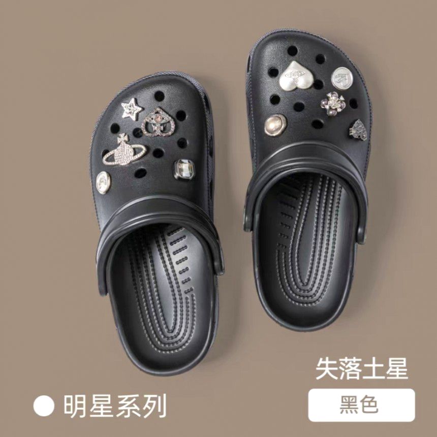 失落土星杨幂同款洞洞鞋轻便时尚图片