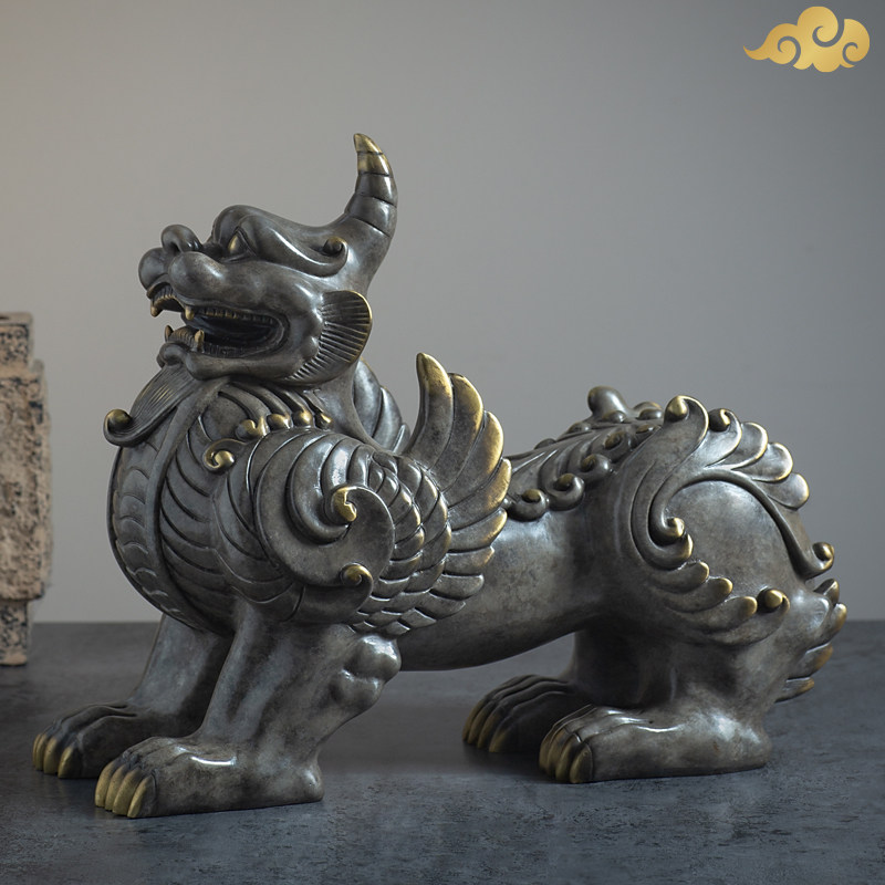 臻选纯铜獬豸摆件正义神兽法律文创礼品律所律师办公室公司开业礼