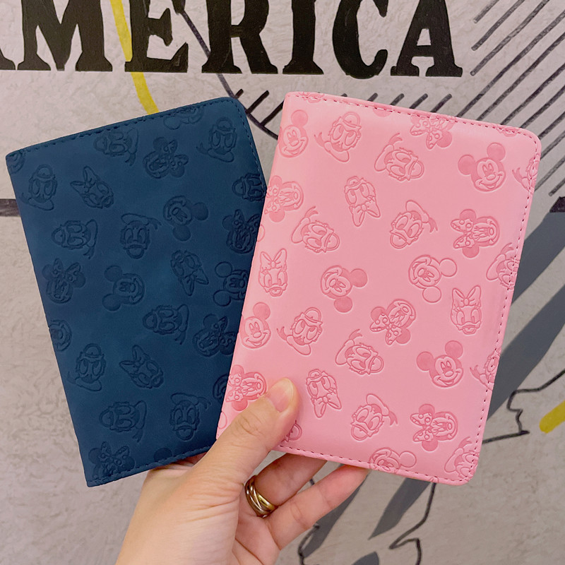 米奇米妮护照包机票护照夹保护套出国旅行收纳包多功能证件包卡包