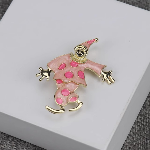 复刻欧洲古董马戏团系列胸针小丑胸针胸花服装配饰