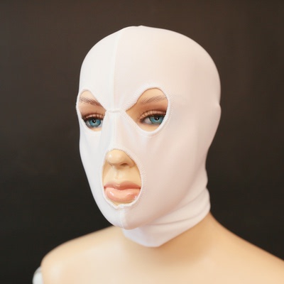 冲销量白色露眼露嘴头套（限购一件）HD2001小号女用