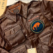 英国正品 Eastman皮衣A2杜立特轰炸东京飞行夹克马皮A 2骑行外套